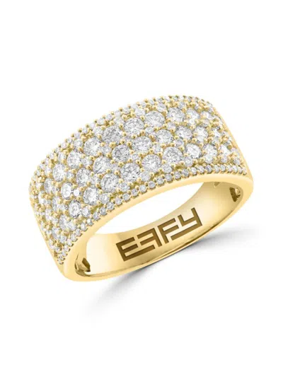 Effy Women's   14k Yellow Gold Lab* Diamond Ring