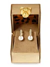 Effy Women's 14k Yellow Gold, 5mm Freshwater Pearl & Diamond Drop Earrings In Yellow Gold