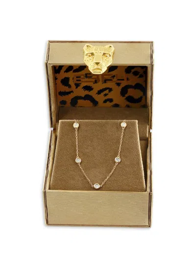 Effy Women's 14k Yellow Gold & 0.42 Tcw Diamond Station Bracelet