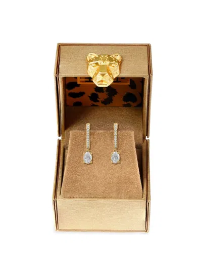 Effy Women's  Radiant Value 14k Yellow Gold & 0.73 Lab Grown Diamond Drop Earrings