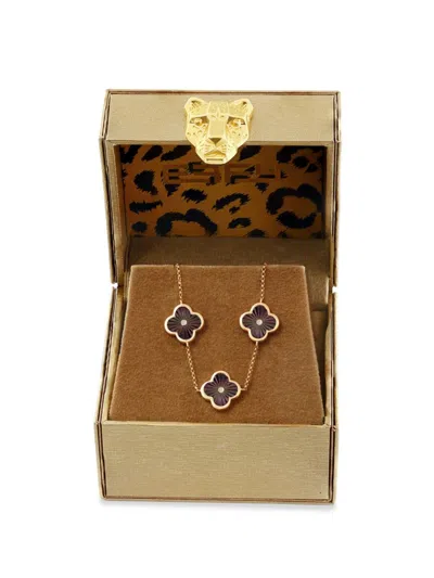 Effy Women's  Radiant Value 14k Yellow Gold, Mother Of Pearl & Diamond Clover Bracelet