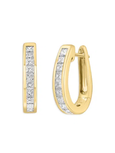 Effy Women's Hematian 18k Yellow Gold & 1.52 Tcw Diamond Earrings