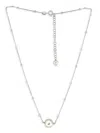 Effy Women's Sterling Silver, 3mm & 10mm Freshwater Pearl Station Necklace In Silver