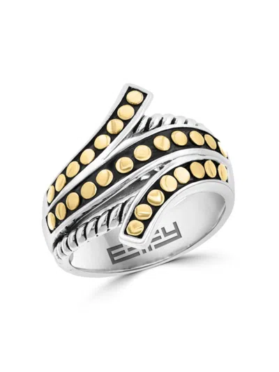 Effy Women's Sterling Silver & 18k Yellow Gold Ring In Metallic