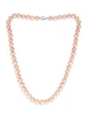 Effy Women's Sterling Silver & 7-8mm Peach Freshwater Pearl Necklace In Silver