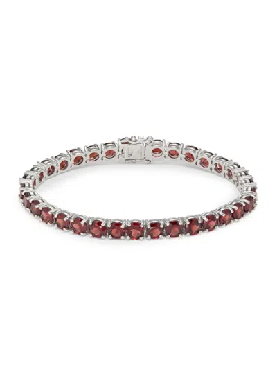 Effy Women's Sterling Silver & Garnet Bracelet