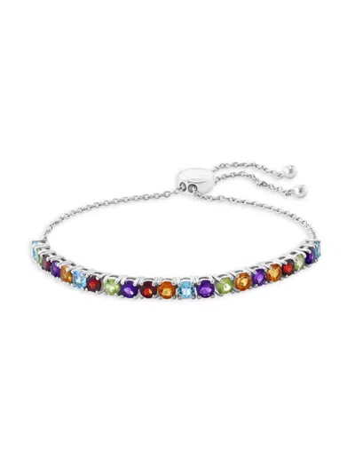 Effy Women's Sterling Silver & Multi Stone Bolo Bracelet