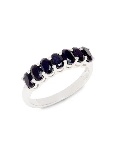 Effy Women's Sterling Silver & Onyx Ring