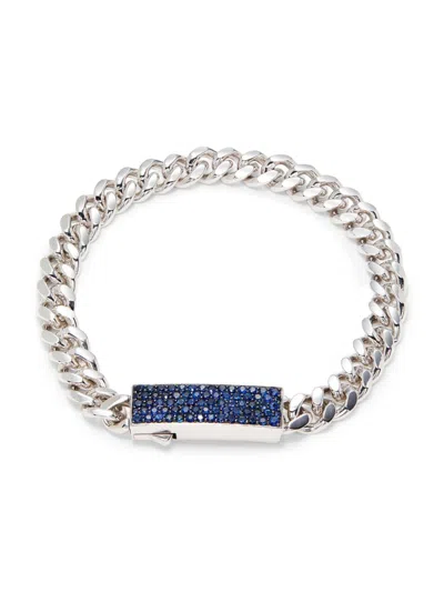 Effy Women's Sterling Silver & Sapphire Bar Chain Bracelet