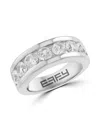 Effy Women's Sterling Silver Zircon Ring In Metallic