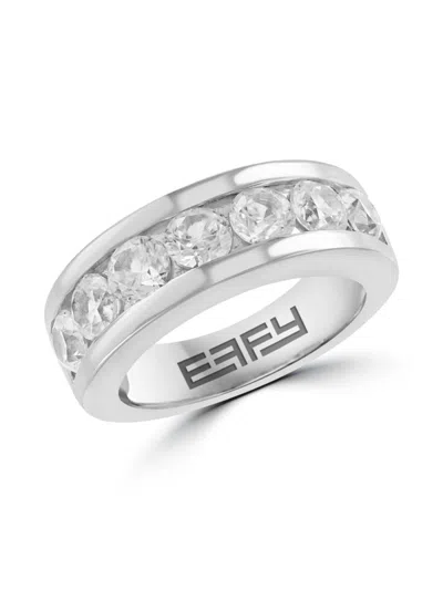 Effy Women's Sterling Silver Zircon Ring In Metallic