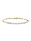 Effy Women's Two Tone 14k Gold & 0.75 Tcw Lab Grown Diamond Bracelet In Gold