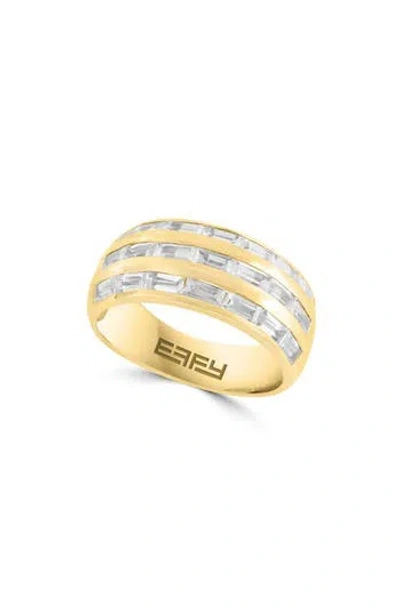 Effy Zircon Band Ring In Gold