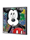 Egan Mickey Forever & Ever Painting (70cm X 70cm) In Black