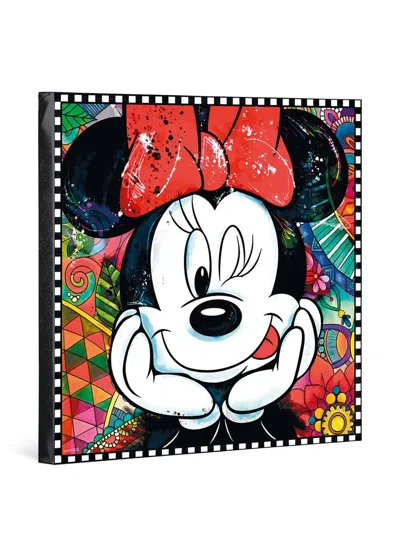 Egan Minnie Forever & Ever Painting (50cm X 50cm) In Multi
