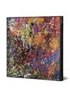 Egan Non E Pollock Rosso Paiting (70cmx70cm) In Multi