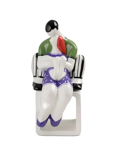 Egan Us Embraces Striped-detail Figurine In Multi