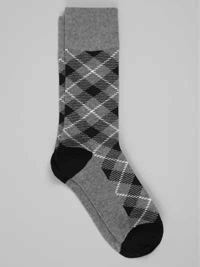 Egara Argyle Socks, 1-pair In Gray