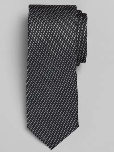Egara Big & Tall Men's Woven Tie In Black