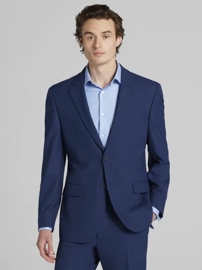 Egara Big & Tall Modern Fit Men's Suit In Blue
