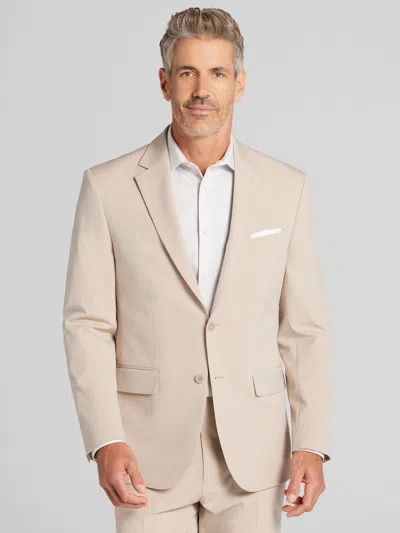 Egara Big & Tall Modern Fit Men's Suit Jacket In Brown