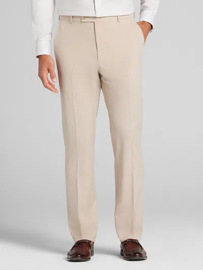 Egara Big & Tall Modern Fit Men's Suit Pants In Brown