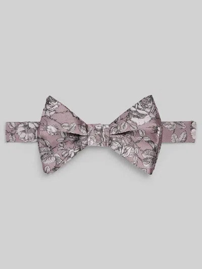 Egara Briar Rose Pre-tied Bow Tie In Pink