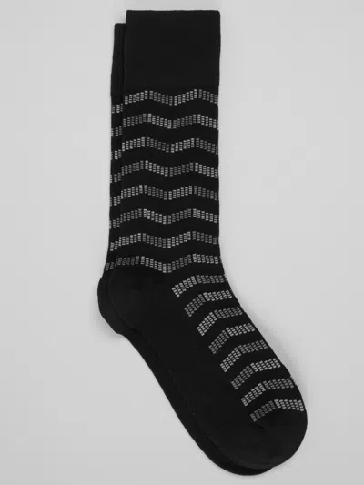Egara Chevron Socks In Gray