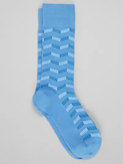 Egara Chevron Socks In Green