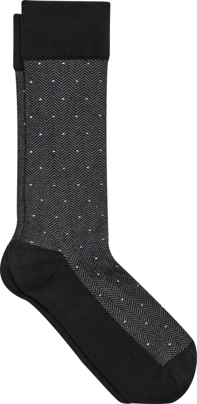 Egara Chevron Stripe Pindot Socks, 1-pair