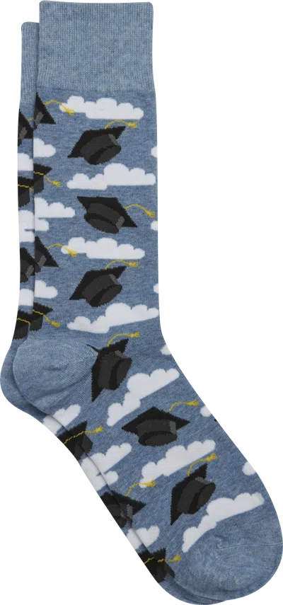 Egara Graduation Socks, 1-pair In Chambray Heather