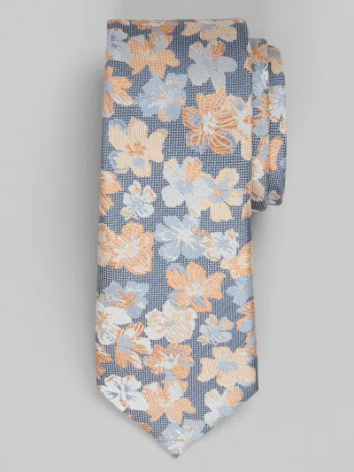 Egara Large Floral Tie In Blue