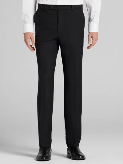 Egara Modern Fit Men's Suit Pants In Black