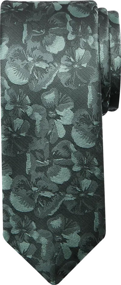 Egara Narrow Floral Tie