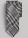 Egara Narrow Houndstooth Sampler Tie In Multi