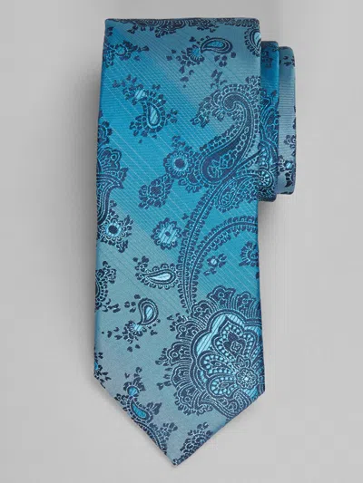 Egara Paisley Medallion Tie In Blue