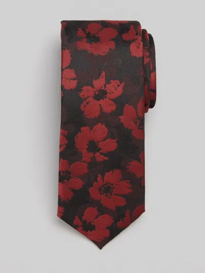 Egara Poppies Tie In Red