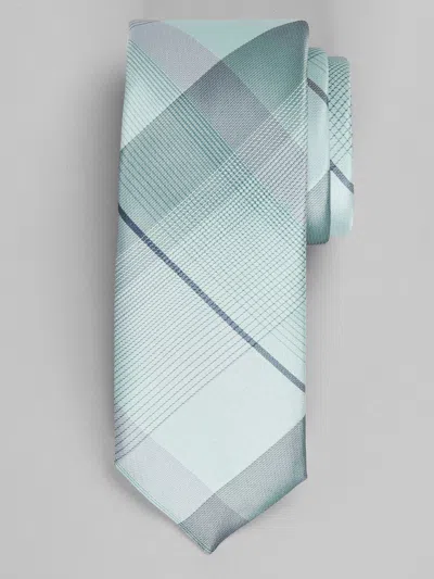 Egara Refined Plaid Tie In Green