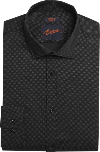 Egara Skinny Fit Dot Dress Shirt