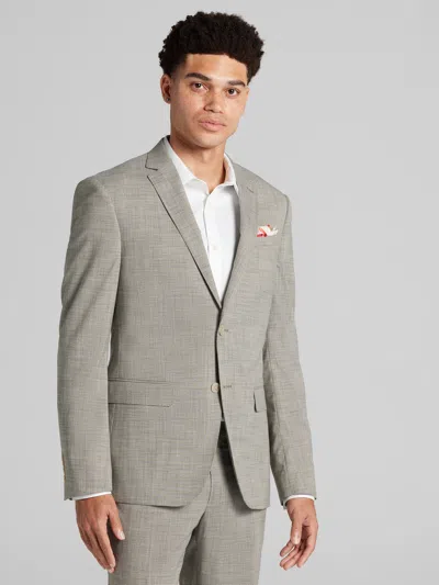Egara Skinny Fit Men's Suit Jacket In Brown