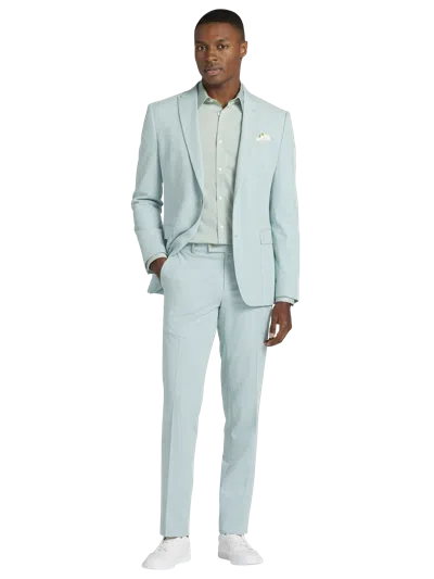 Egara Skinny Fit Men's Suit Jacket In Green