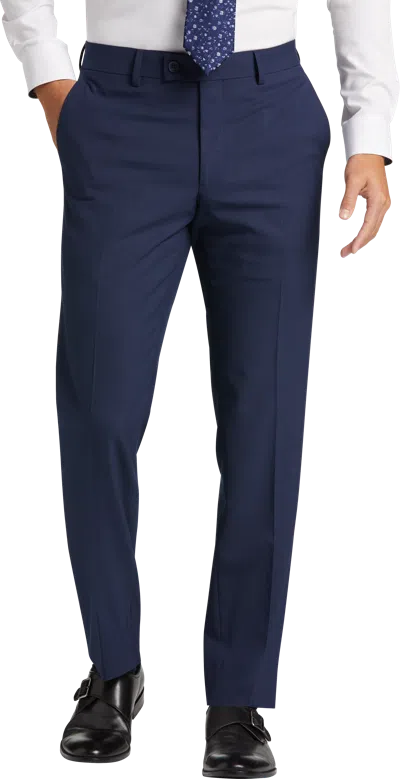 Egara Skinny Fit Men's Suit Pants In Blue