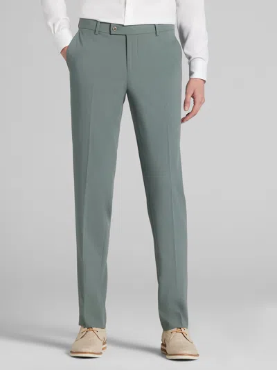 Egara Skinny Fit Men's Suit Pants In Green