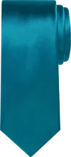 Egara Skinny Solid Tie In Blue