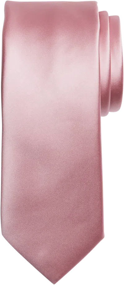 Egara Skinny Solid Tie In Pink