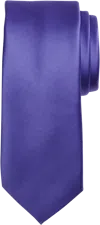 Egara Skinny Solid Tie In Purple