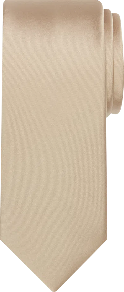 Egara Skinny Solid Tie In Sand