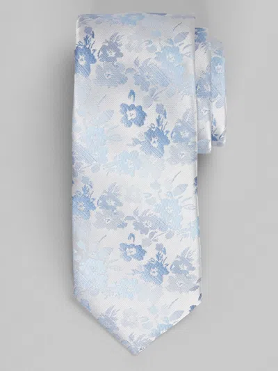 Egara Snowy Floral Tie In Blue