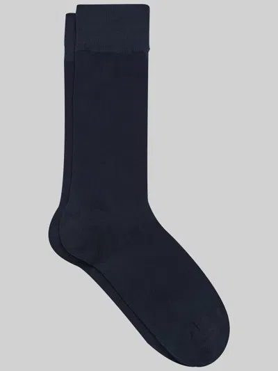 Egara Solid Dress Socks, 1-pair In Blue