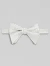 Egara Stripe Teardrop Bow Tie